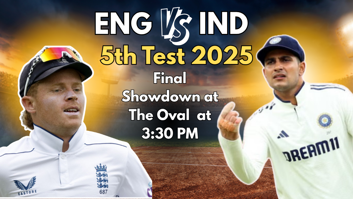 INDIA vs ENGLAND 5th Test